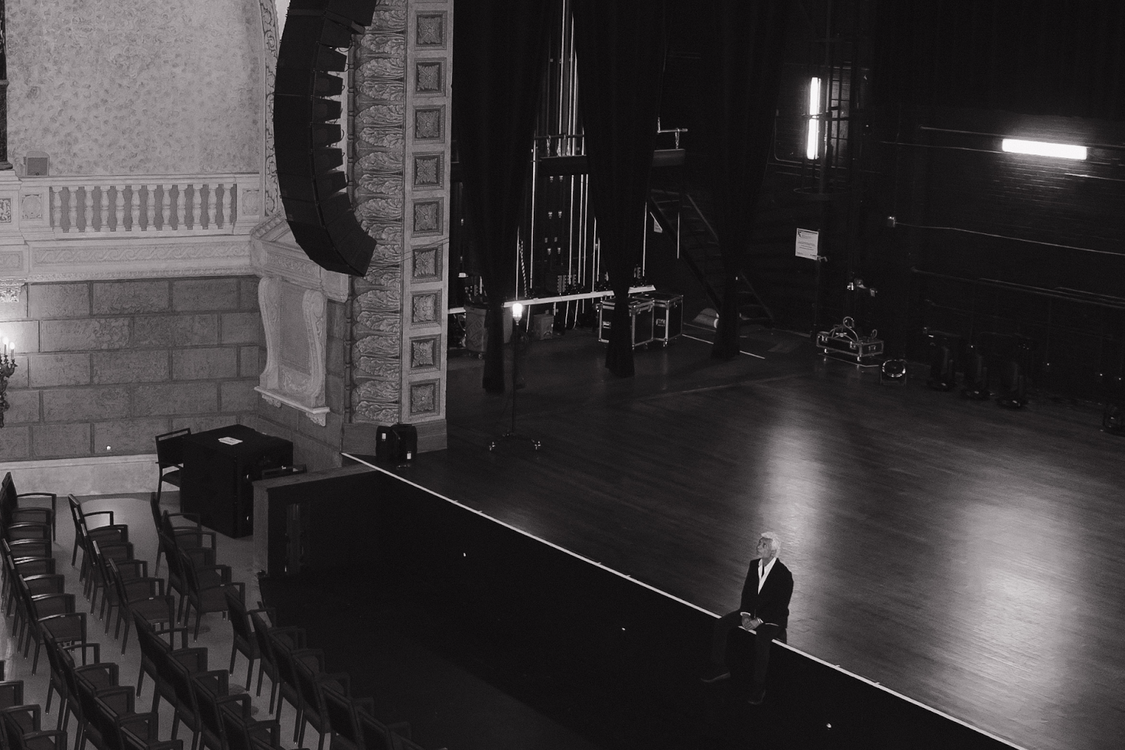Inside the Capitol Theatre, Lontine sits and reflects on FIM's new vision and mission on June 18, 2025. 