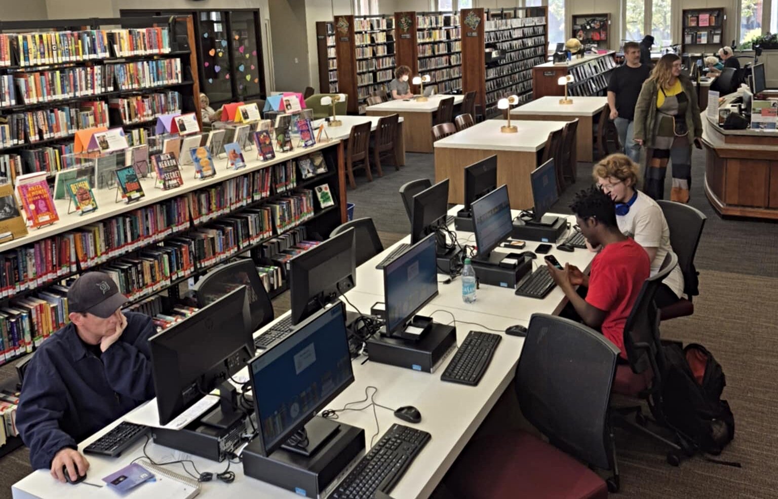 The library is a natural hub for connection and trust-building.