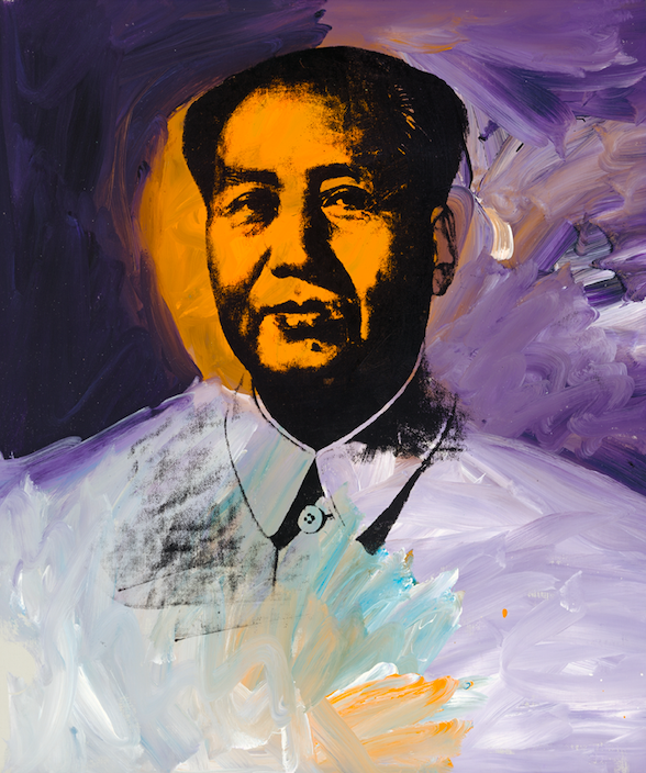 Andy Warhol, American, 1928–1987, Mao, 1973, Acrylic and silkscreen on linen, 50 1/8 x 42 3/8 inches.