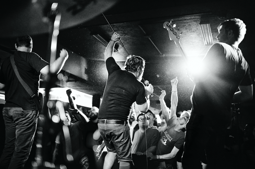 One of many live performances at the Flint Local 432 in downtown Flint.