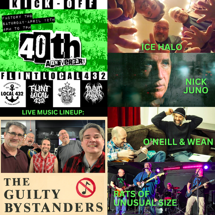 Promotional flier for The Local 432's 40th anniversary kick-off.