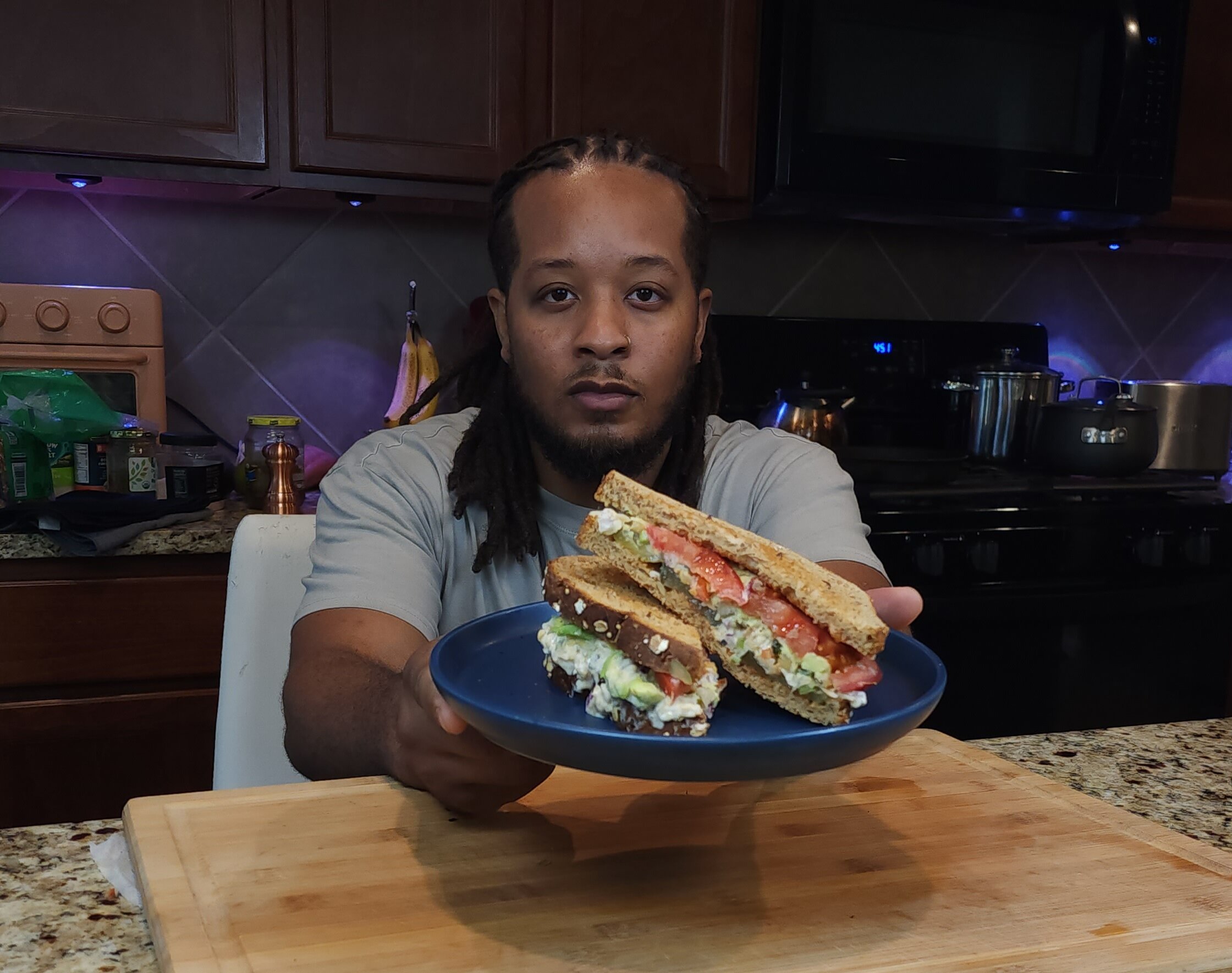 Brandon Horton, also known as Plantbased Brandon.