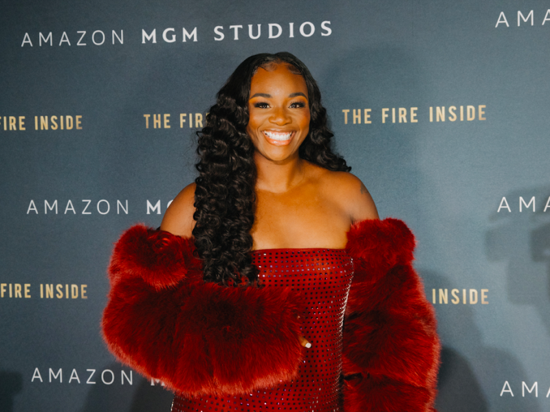 Flint's own Claressa Shields gave Flint residents an early viewing of 'The Fire Inside' at Cinemark Flint West 14​​​​​ on Sunday, Nov. 10, 2024.
