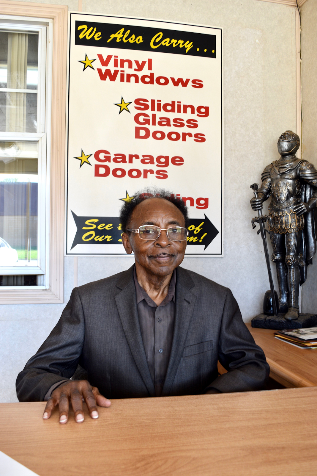 For 41 years, Ornamental Security Doors in Flint has been run by Mr. Willie Franklin. (Michell Thompson | Flintside.com)