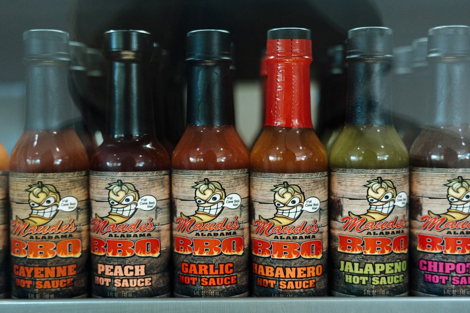 Fiery house-made BBQ sauces captured on Sept. 25, 2024. (Anthony Summers | Flintside.com)