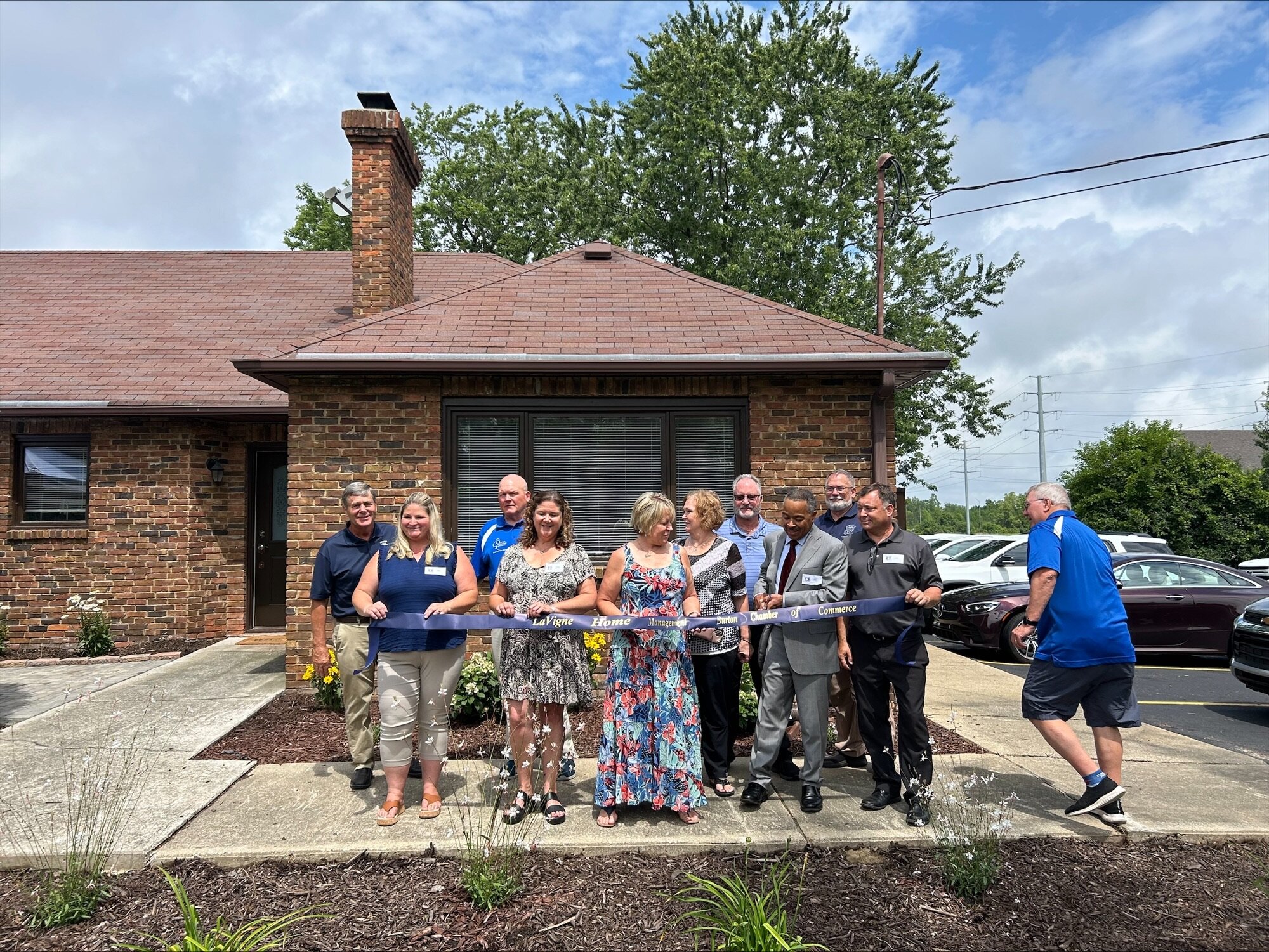 The staff at LaVigne Home for Compassionate Care held its open house on July 29, 2024. (Courtesy photo)