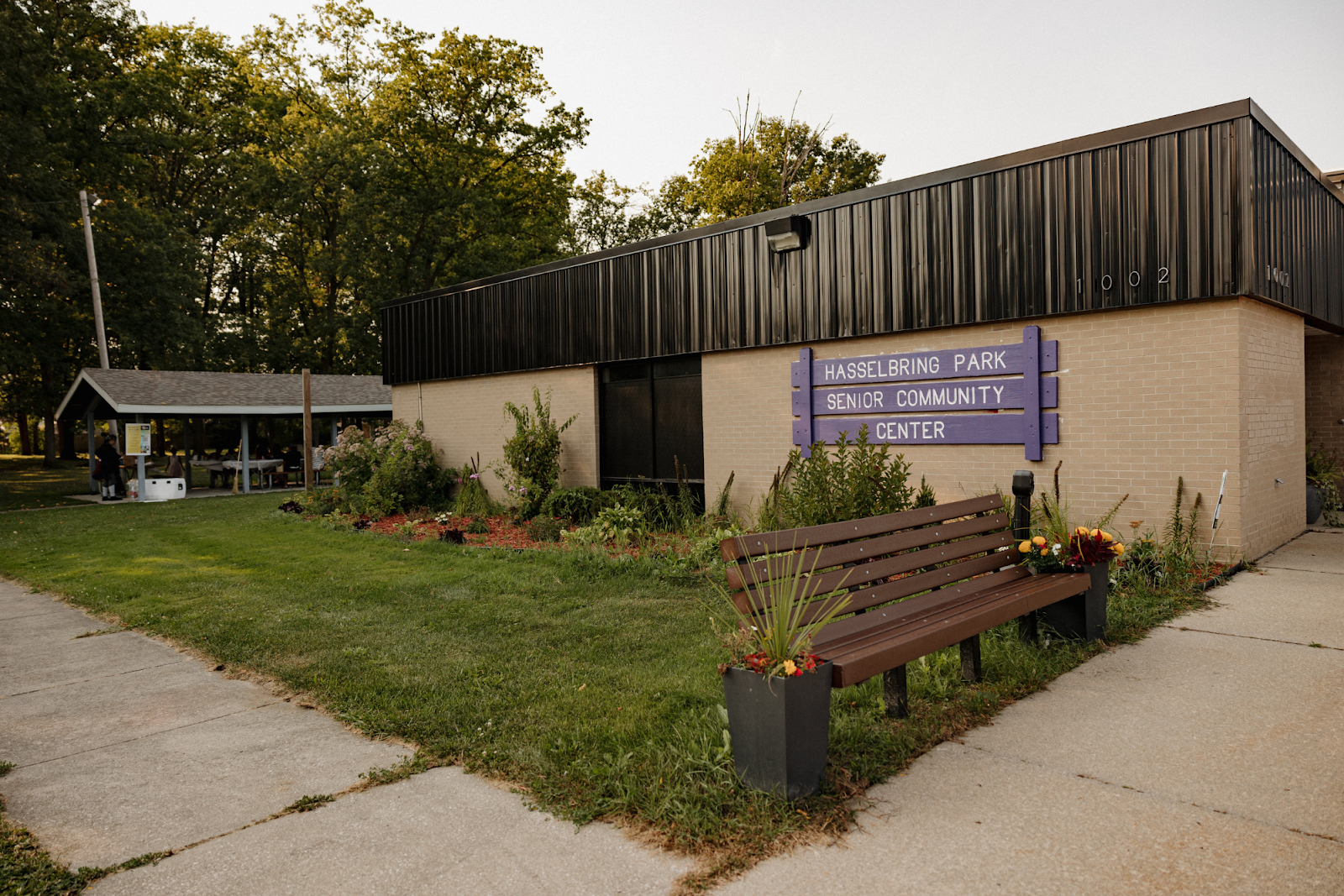 Hasselbring Park Senior Community Center, pictured on Sept. 15, 2024. (Anthony Summers | Flintside.com)