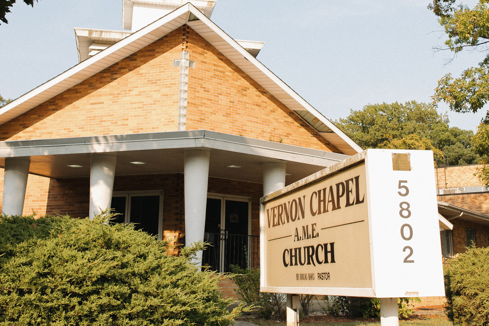 Vernon Chapel AME Church, pictured on Sept. 15, 2024. (Anthony Summers | Flintside.com)