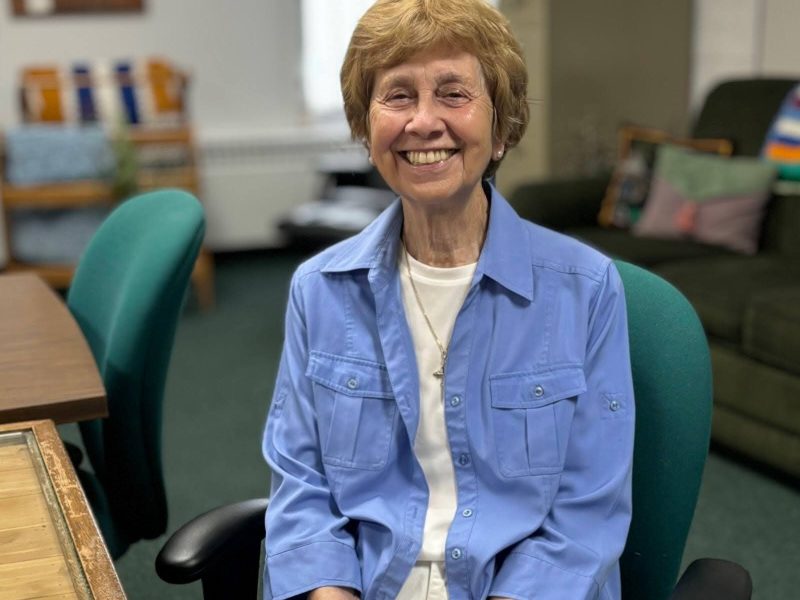 Co-founder of St. Luke N.E.W. Life Center, Sister Carol Weber, is all smiles on August 16, 2024.