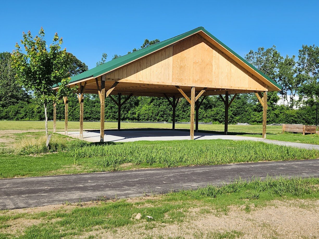 A view of the new pavilion at the Genesee ISD Transition Center.