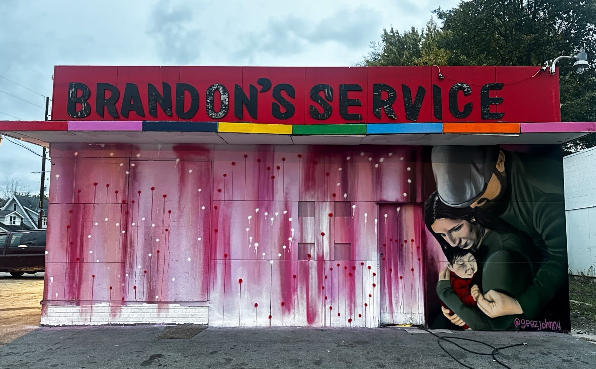 Johnny Fletcher has created two Rx Kids murals in the city of Flint.