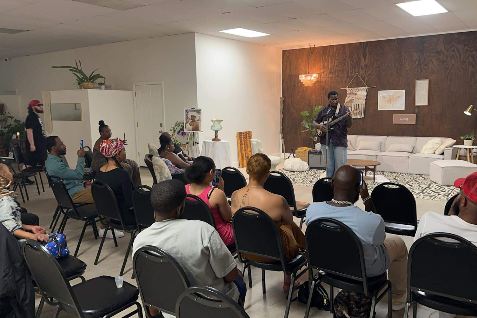 Flint creatives came out to support the AshleyCae fundraiser event with music and poetry on Saturday, June 22, 2024. 