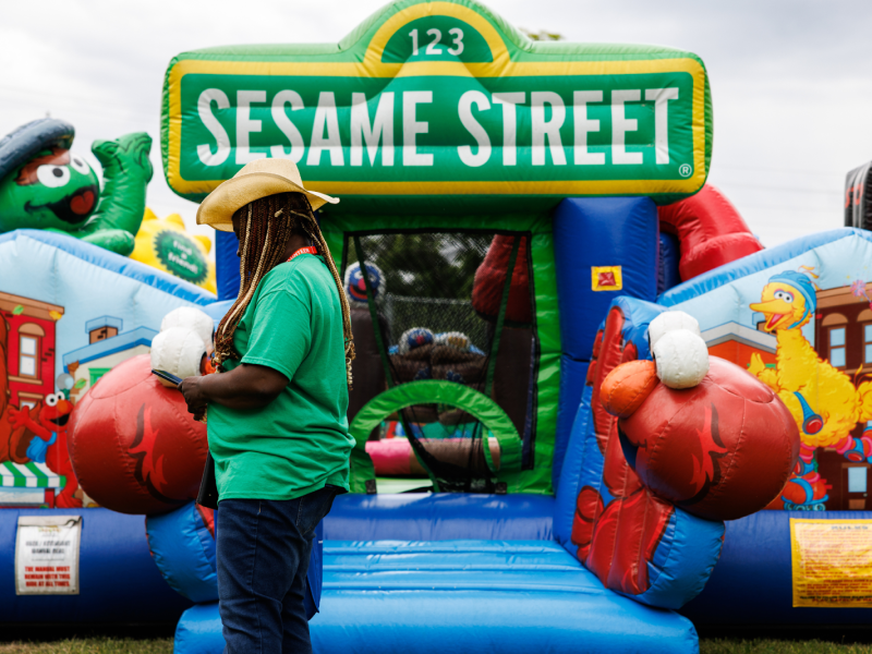 Bounce houses, BBQ, vendors, and more made Sarvis Park's Juneteenth celebration come alive on June 8, 2024.