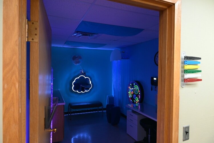 The Calhoun County Public Health Department transformed and added two sensory rooms.