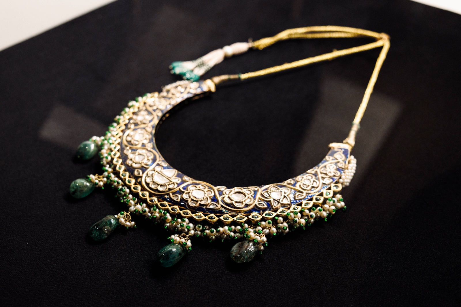 “If these jewels could speak, imagine what stories they could tell!" exclaims Dr. Usha about the historical aspects of gold and silver in South Asian culture on May 16, 2024. (Bryce Mata | Flintside.com)