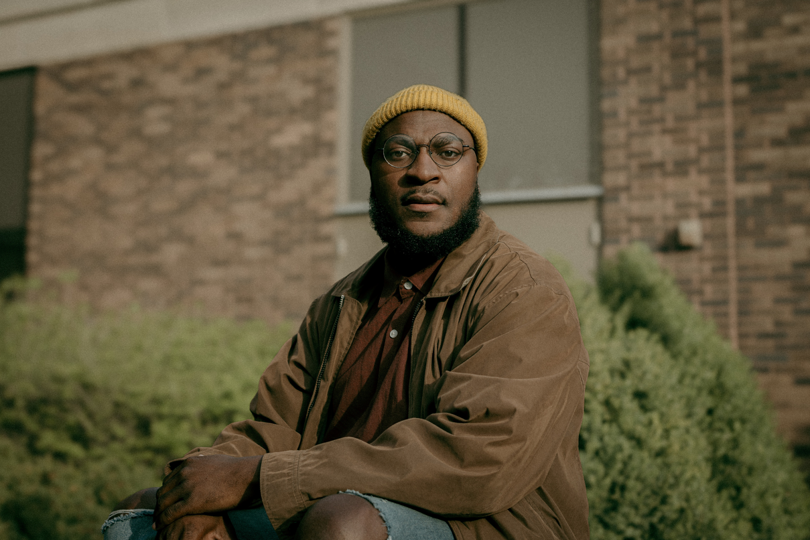 "At the end of the day and prayerfully, with the creative direction on how this goes, maybe there’s room if they’ll allow the creative voices to speak,” says Feimstro, pictured in FIM's courtyard on April 22, 2024. (Anthony Summers | Flintside.com)