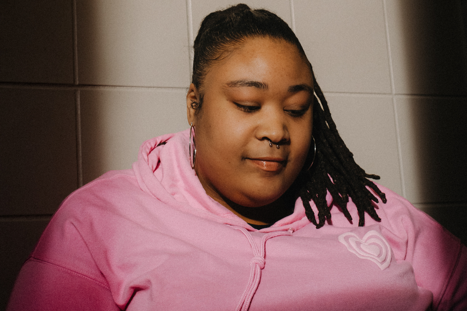 “I think this is going to help me lay the foundation for the type of career I want. I want to do things of quality, not just do everything just because I have access to do it," alludes Tay Boogie, pictured inside FIM on April 22, 2024. (Anthony Summers | Flintside.com)