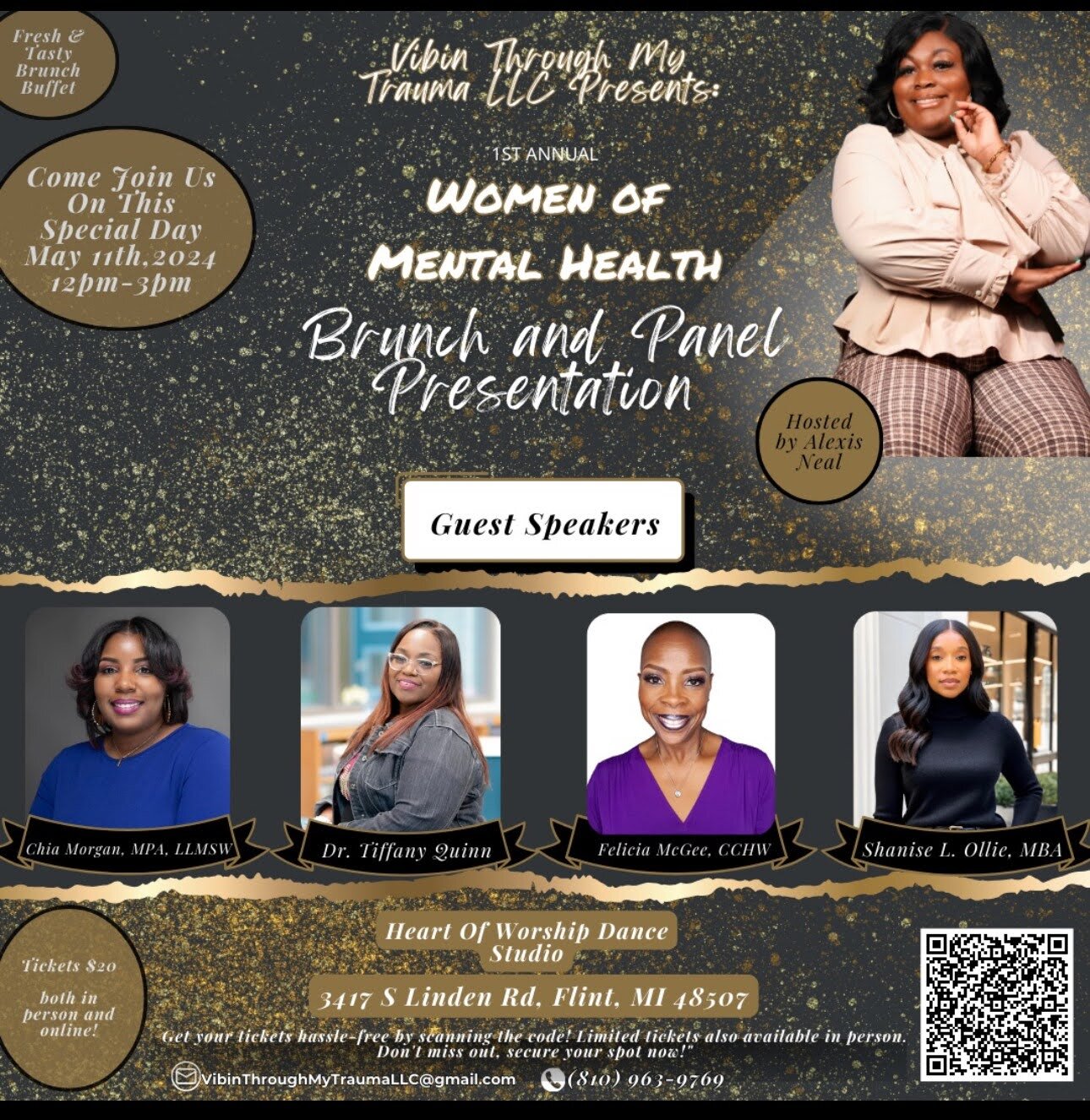 The Women of Mental Health Brunch and Panel Presentation brings together a diverse group of Black women to talk about and heal from women's mental health issues.