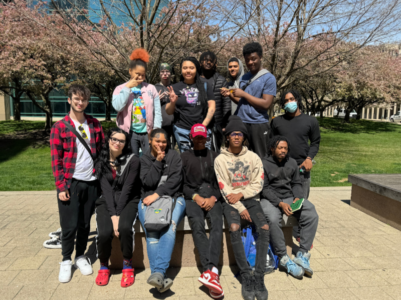 A group of Flint Southwestern juniors and seniors recently visited Wayne State University and Hurley Medical Center to learn about various career paths.