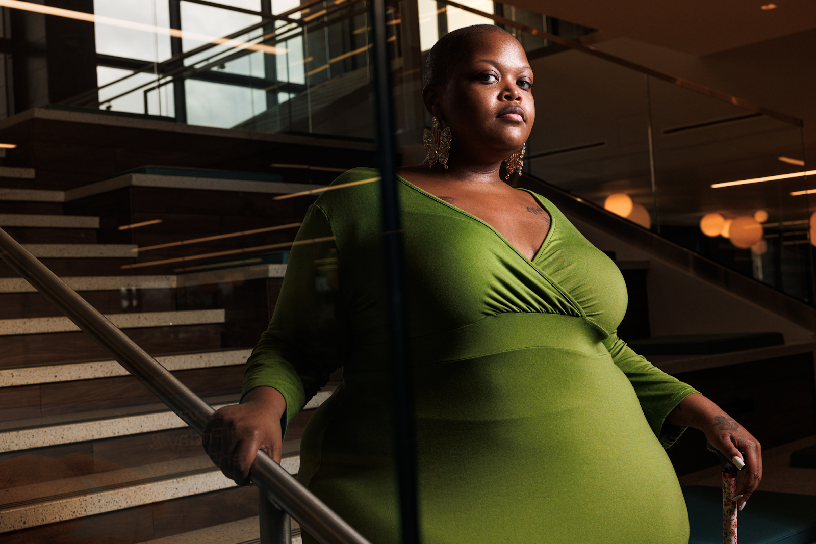 “‘Black God’ is taking people through a journey [and the] different stages in my life that I’ve been with my spirituality," explains AshleyCae on March 26, 2024. (Bryce Mata | Flintside.com)