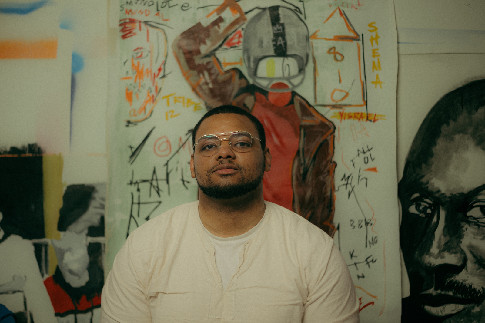 “The most high gave me this gift and talent. It’s my responsibility to own it,” explains Lovett in front of his original creation, Ready The RAT, on Jan. 29, 2024. (Anthony Summers | Flintside.com)