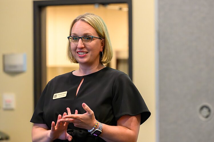 Michelle Richard, senior education advisor to Governor Gretchen Whitmer, wanted to hear both concerns and suggestions for the state's PreK for All roll-out.