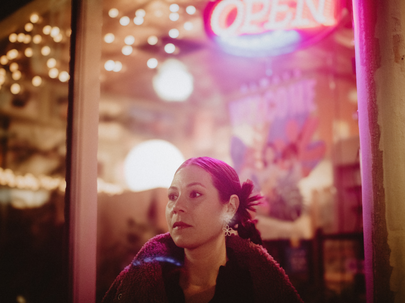 Kirsten Kaufmann poses outside Queens' Provision in downtown Flint on Jan. 18, 2024.