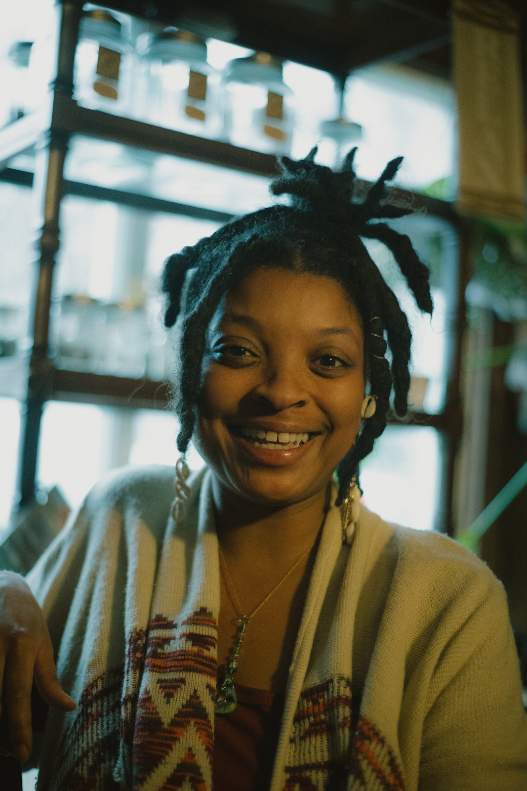 Jade Marshaé smiles for the camera on Dec 28, 2023. (Anthony Summers | Flintside.com)