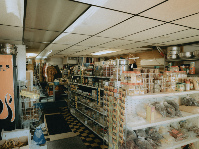 Photographed on Dec. 20, 2023, BAMS African Market on South Ballenger Highway hosts West African organic “foodstuff sourcing, products, fashion, and various home needs.”