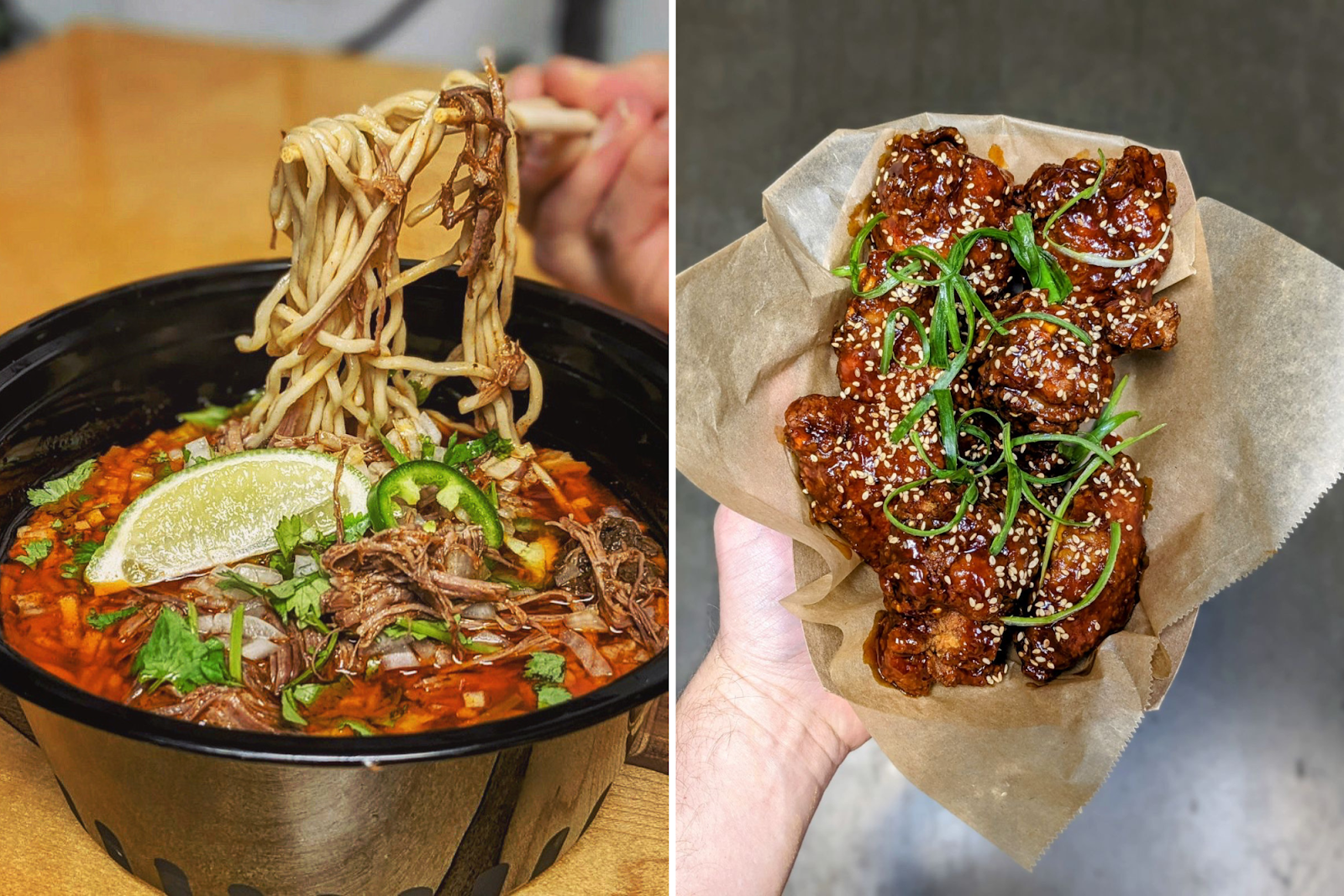 Birria Ramen and Korean Fried Chicken are two of many cultural delicacies the Flint Social Club serves the residents of Flint. (Courtesy photo)