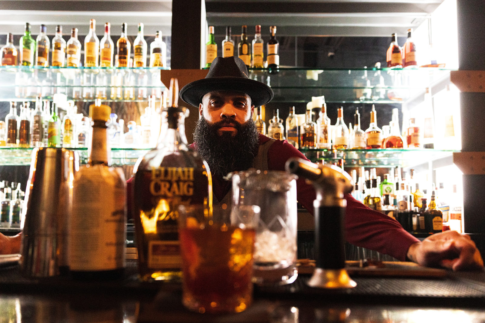 Flint native and manager Rogers Delgado inside The X in downtown Flint on Oct. 25, 2023. (Bryce Mata | Flintside.com)