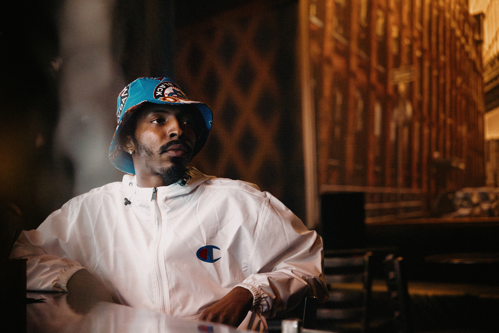 “I feel like I’ve been a dog, and I’m tired of being [that]. I do want love,” states Jerne , pictured inside Bar X in downtown Flint on Oct. 13, 2023. (Bryce Mata | Flintside.com)