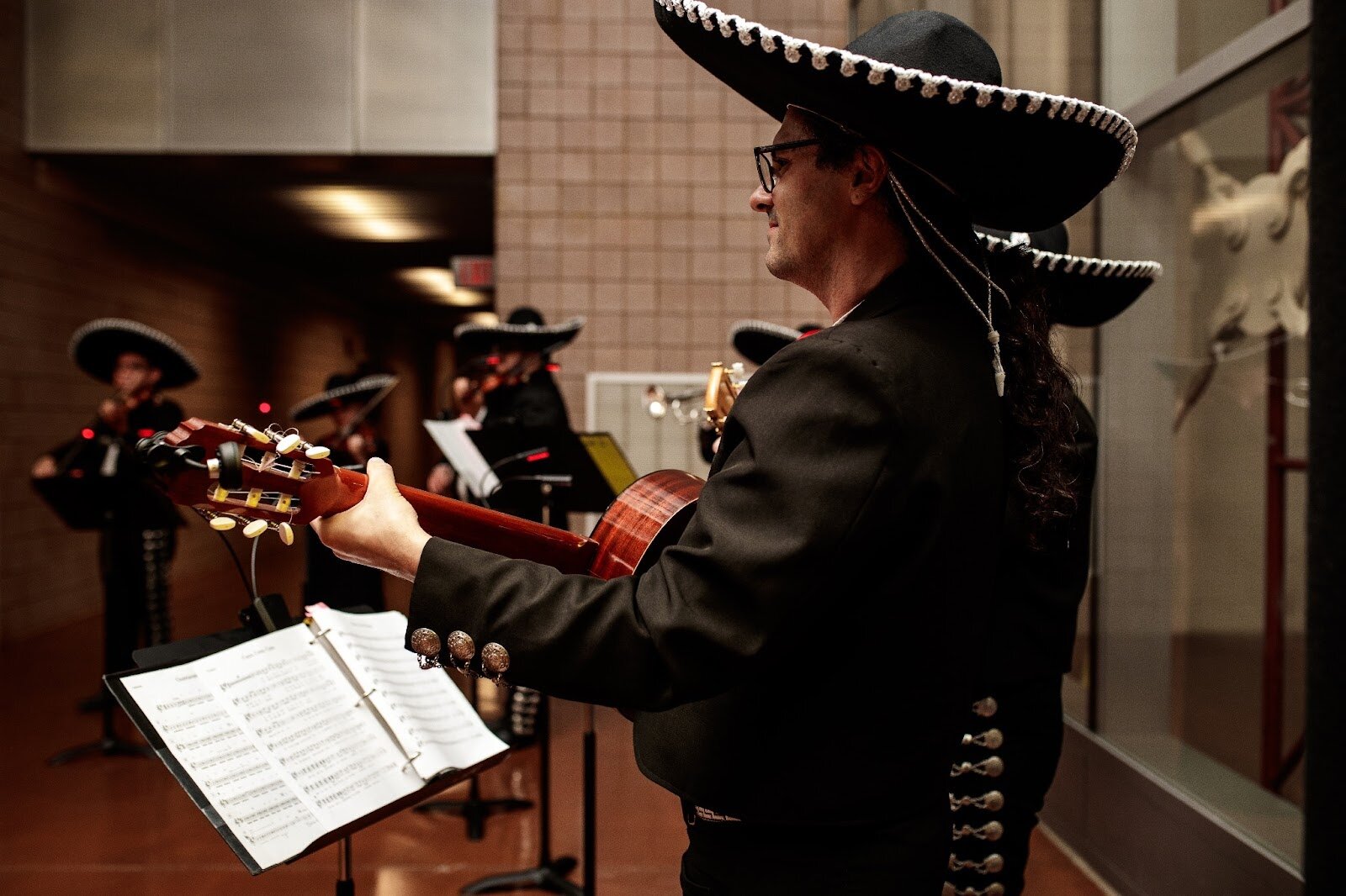 El Ballet Folklórico Estudiantil performs during Mott Community College’s Technology Division’s Hispanic Heritage Month Celebration at the Regional Technology Center in Flint on Thursday, Sept. 28, 2023. (Jenifer Veloso | Flintside.com)