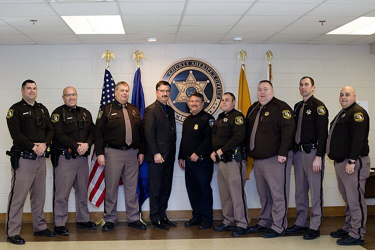 Sanilac County Sheriff's Office and Sanilac County Community Mental Health CEO Wilbert Morris.