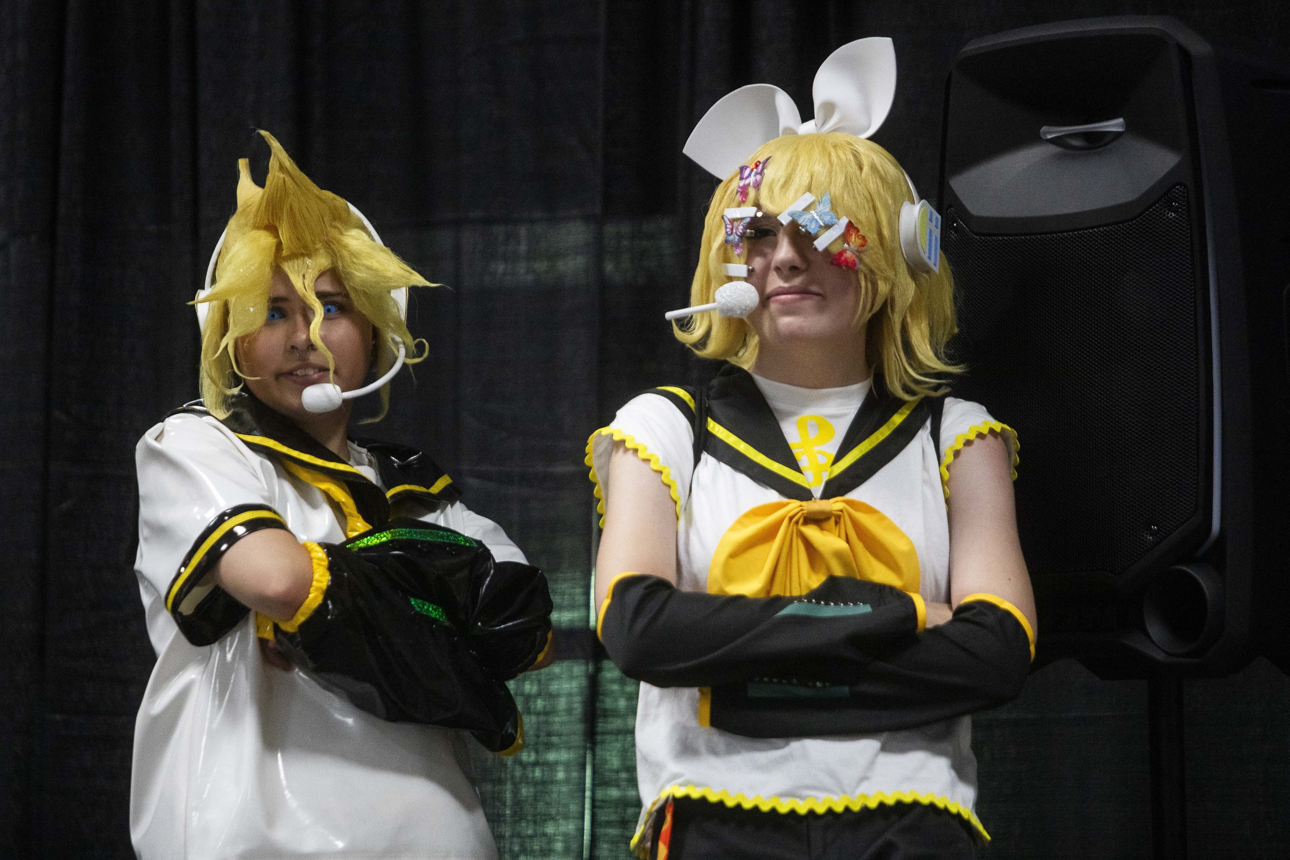 Winners are announced for a cosplay contest during Really Cool Comic Con on Sunday, Aug. 6, 2023, at the Dort Financial Center in Flint.
