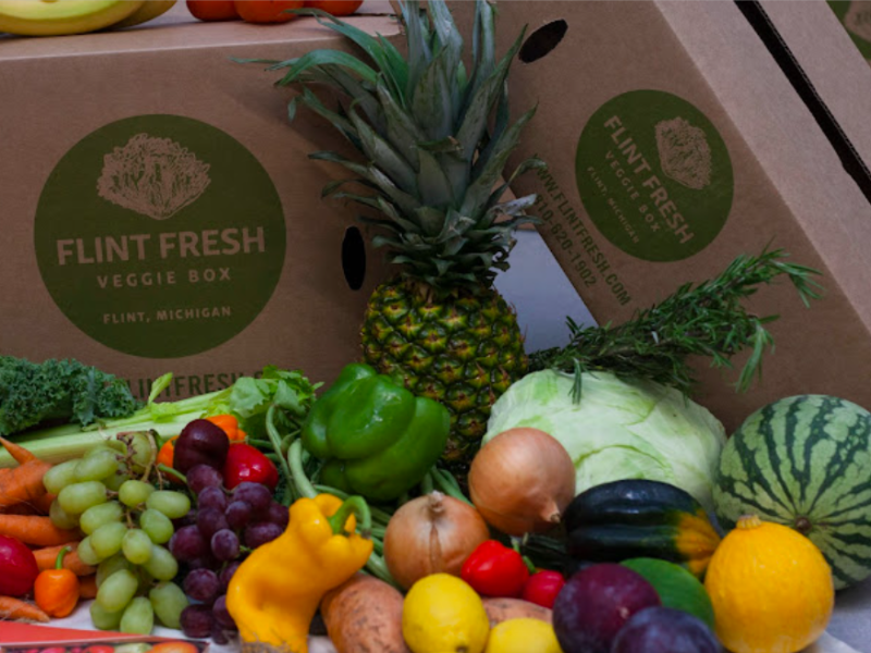 The Flint Fresh Food Hub and Mobile Market encourage healthy eating by making local farm fresh produce more accessible to Flint residents.