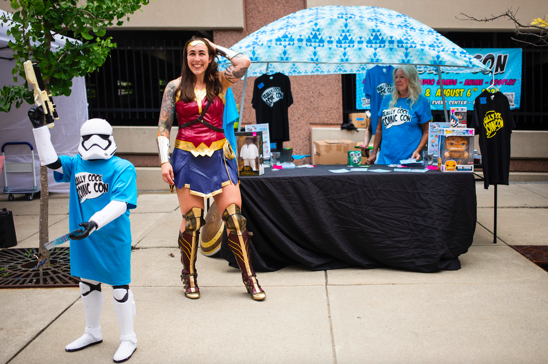 Hundreds of people gather in downtown Flint's Buckham Alley for Alley Fest on Saturday, July 8, 2023. (Katy Kildee | Flintside)