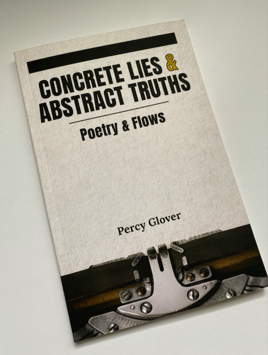Glover's book "Concrete Lies & Abstract Truths" is comprised of poetry he wrote while incarcerated. 