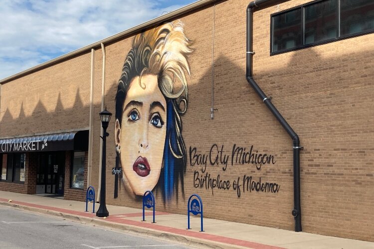The hope is that the publications and website will guide people through local lore, such as Bay City's ties to Madonna. (Photo courtesy of Sam Fitzpatrick)