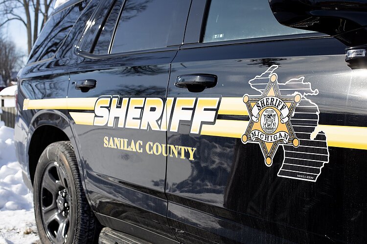Sanilac County Sheriff on patrol.