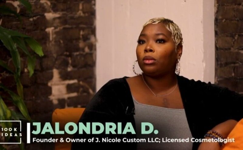 Jalondria D. is a licensed cosmetologist, makeup artist, and owner of J. Nicole Custom LLC which specializes in natural hair care and hair education.