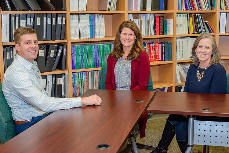 Guy Miller, Melinda Gruber, and Christine Vanlandingham.

