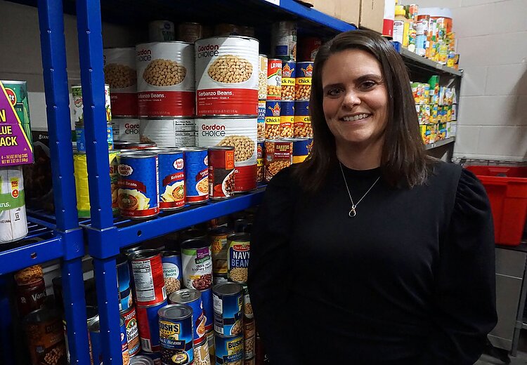 Tina Swanton at Hidden Harvest and East Side Soup Kitchen in Saginaw.