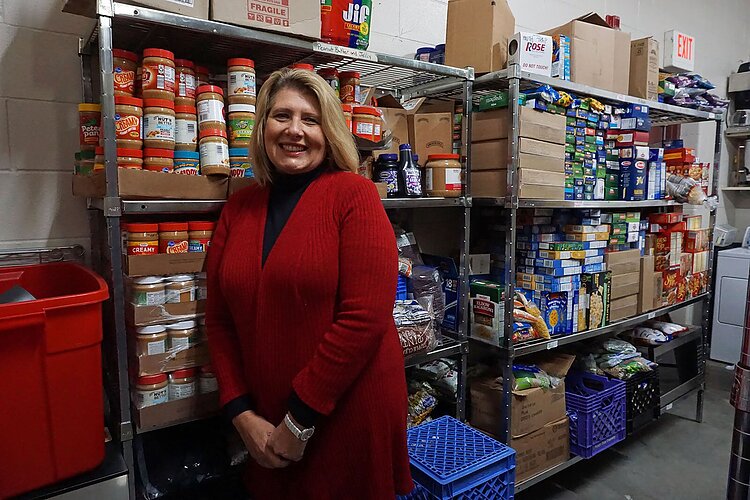 Heidi Tracy at Hidden Harvest and East Side Soup Kitchen in Saginaw.