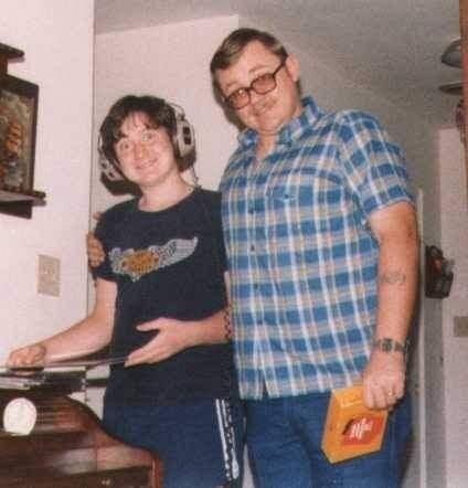  Michael pictured with his dad in 1979.
