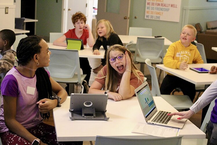 Children at the Children's Healing Center.
