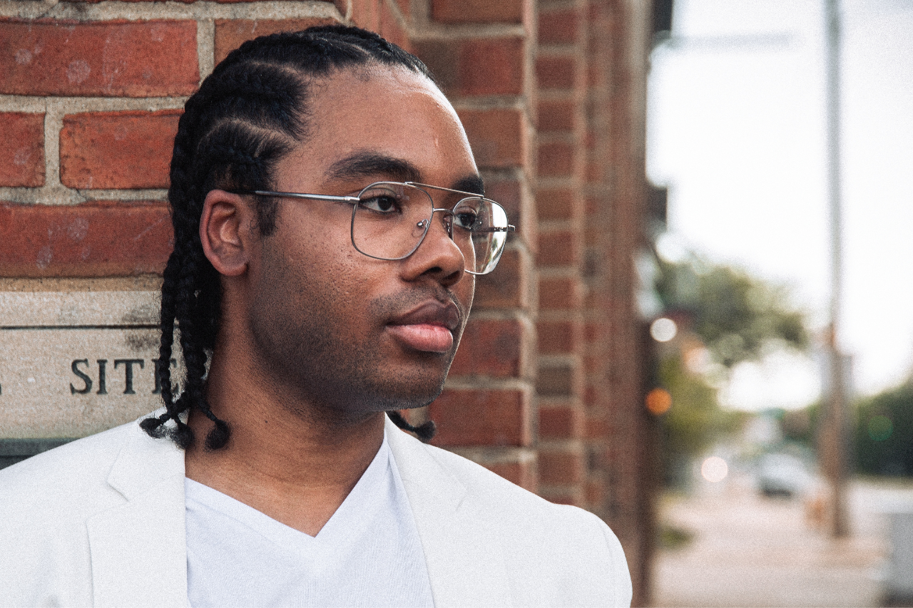 Milton Straham poses in downtown Flint on Friday, June 3, 2022. (Bryce Mata | Flintside.com)