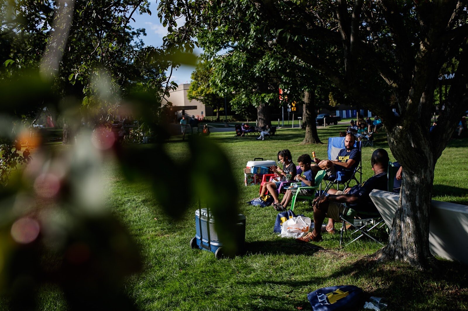 Free ice cream is given to children during Family Night at 'Late Night at the FIA' on Friday, Aug. 19, 2022. (Jenifer Veloso | Flintside.com)
