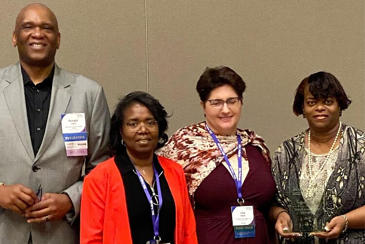 Detroit Area Agency on Aging staff recently accepted two awards from USAging.

