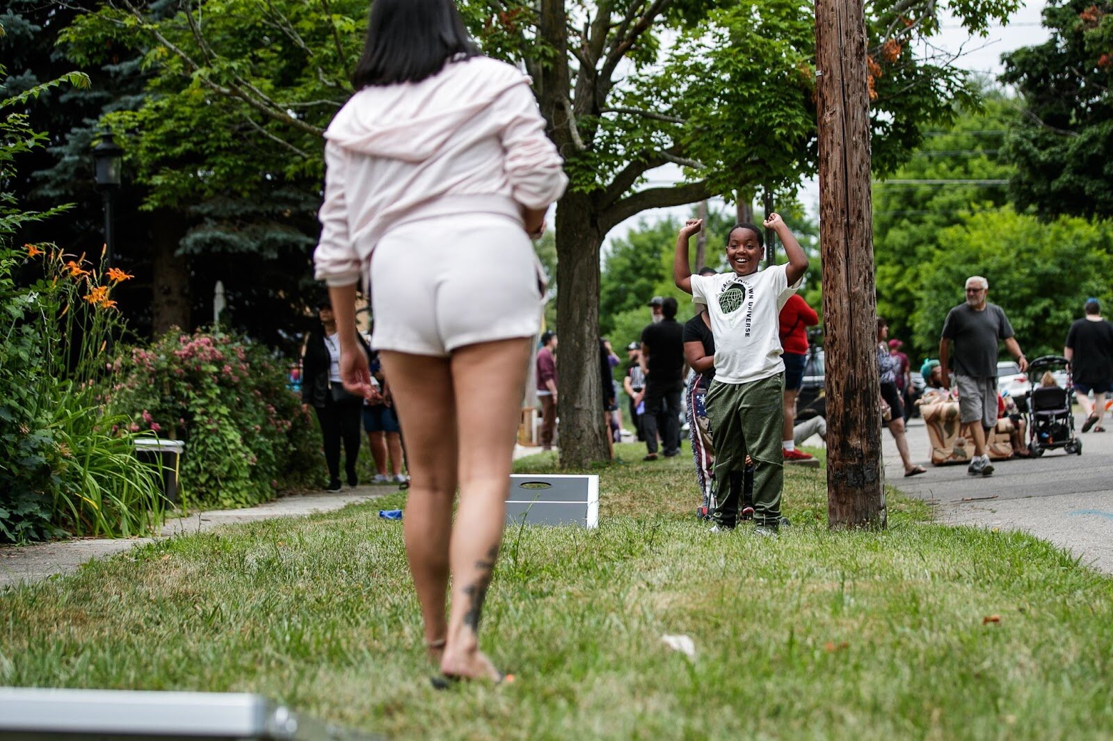 Scenes from during Porch Fest on Friday, July 15, 2022. (Jenifer Veloso | Flintside)